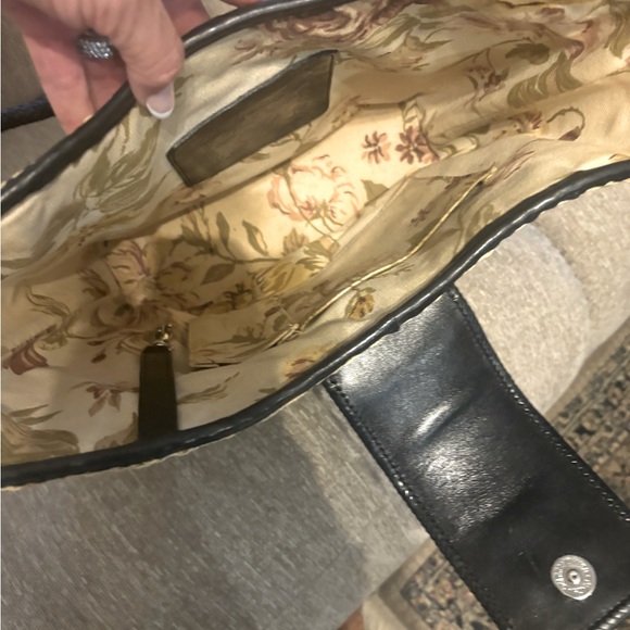 BRIGHTON Raffia shoulder bag. Like-new condition. - Picture 4 of 6